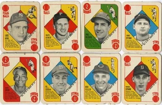 1951 Topps Red Back Complete Set of 52 Cards and a GAI MINT 9 Unopened Red Back Pack 